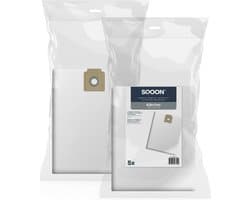 SQOON® Stofzuigerzakken 5 stuks Geschikt voor Kärcher T12 / T15 / T17 - High Filtration - Vervangt modellen 6.904-312, 6.904-315, 6.907-017, 6.907-019 - Voor industrieel gebruik