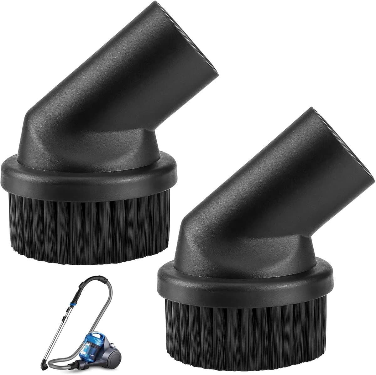 Set van 2 Stofborstels 35mm voor Stofzuigers - Premium Accessoires voor Meubels en Vloeren, Compatibel met de Meeste Stofzuigers — afbeelding 1