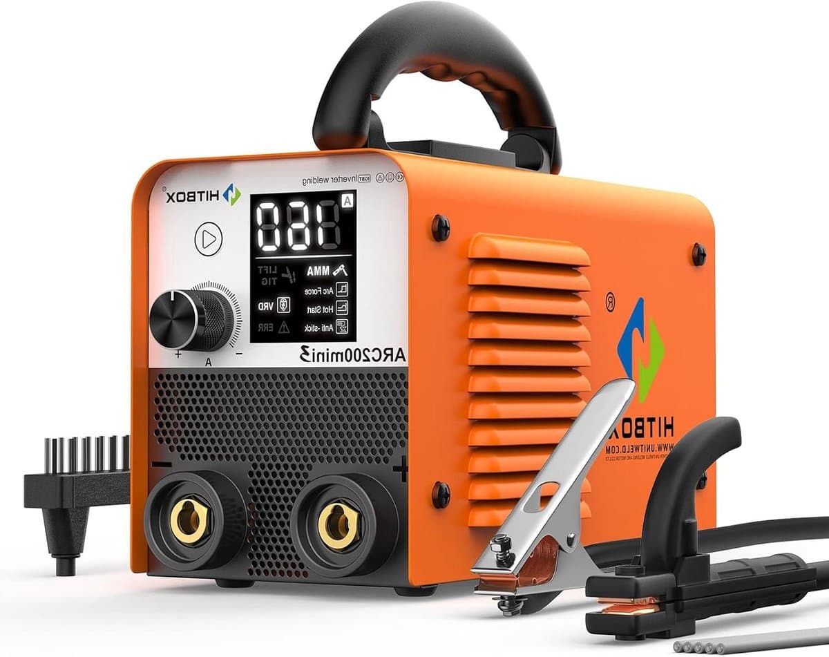 Inverter Lasapparaat - 2-in-1 Lasser - Metaal Bewerken - Ultra Compact - 2.7 kg - Zwart — afbeelding 1