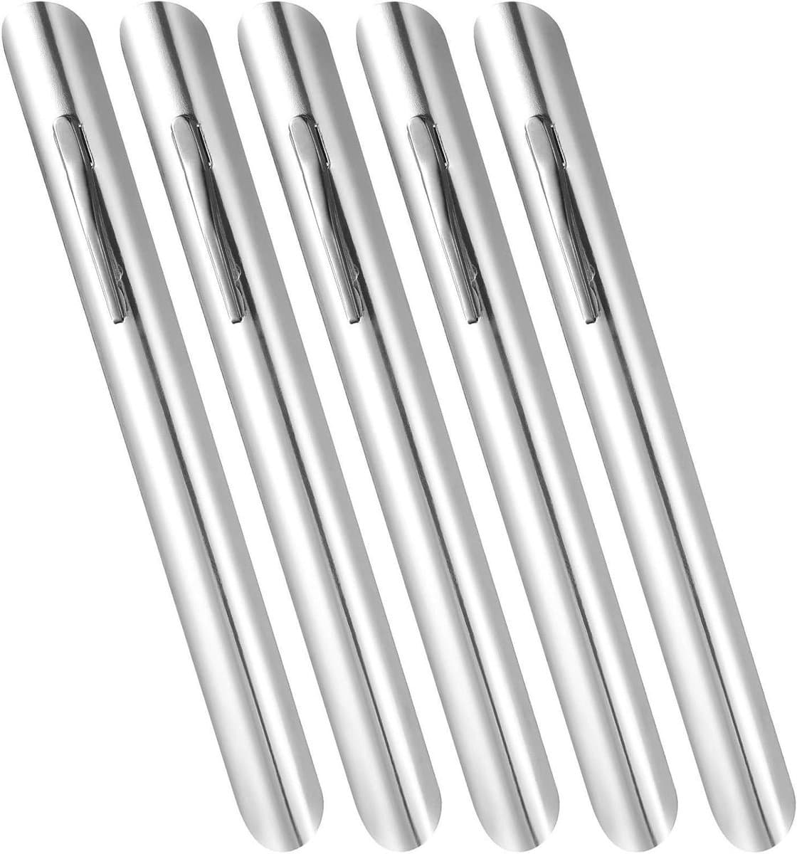 Kruimelveger Set - Tafelreiniger Rvs - Tafel Schoonmaken - Met Handige Clip - 5 Stuks - Zilver — afbeelding 1