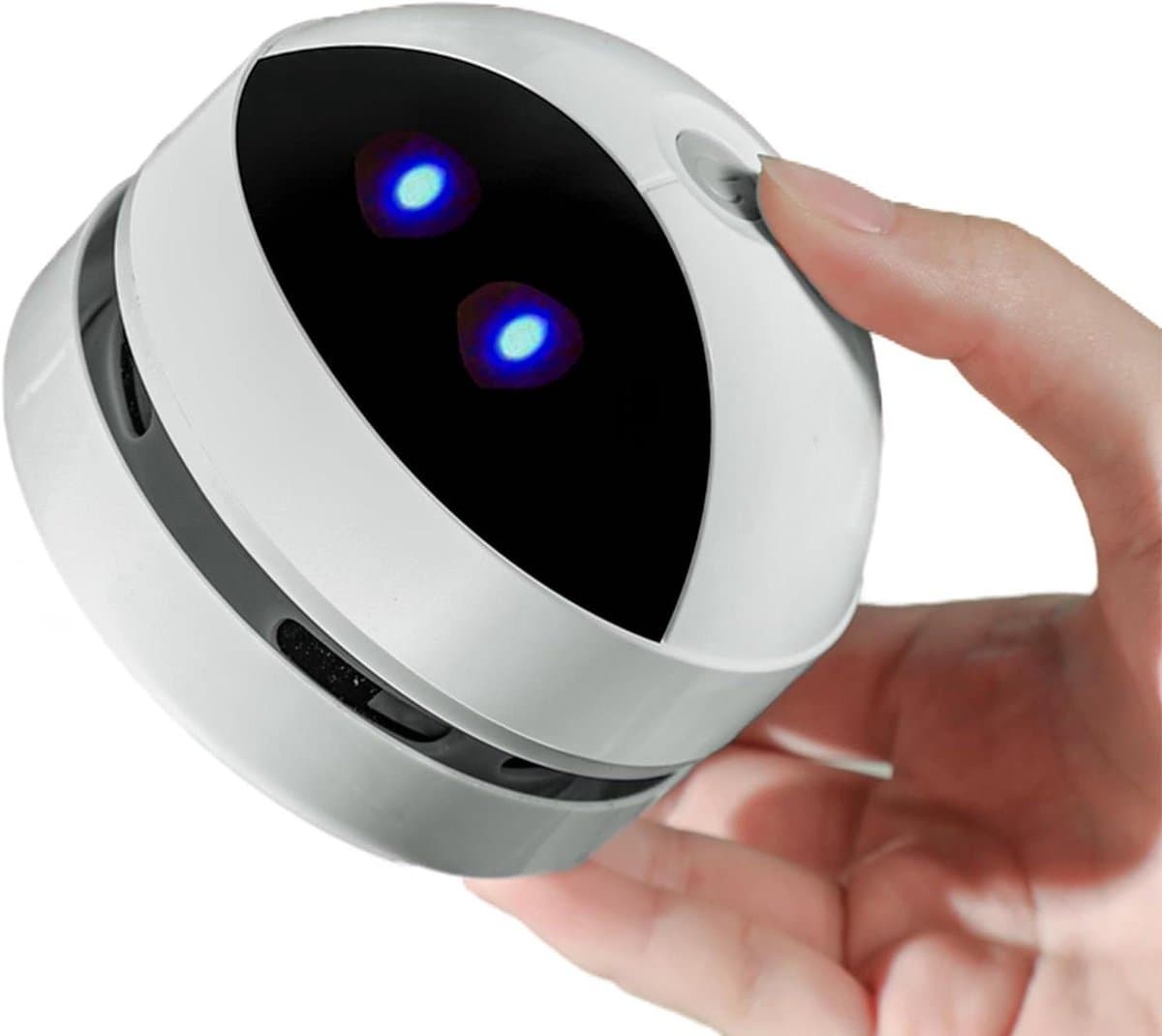 Desktop Stofzuiger - Mini Kruimeldief - Bureau Opruimen - Draadloos Ontwerp - Lichtgewicht - Robot Design — afbeelding 1