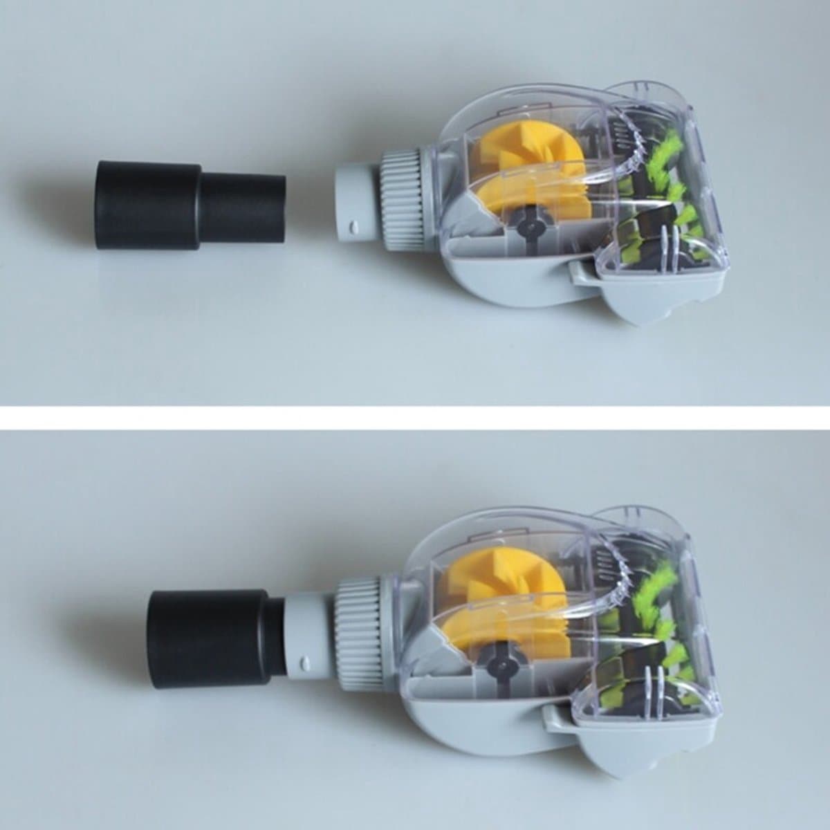 2 stuks slangadapter universele stofzuigerslangverloopstuk kunststof slangaccessoires — afbeelding 1