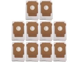 Verpakking van 10 stofzakken voor Roomba 105/Plus 405/Plus 505/Max 705/Combo 2 Essential robotstofzuigers- inhoud 3 liter- smeltgeblazen vezel en niet-geweven stof- geavanceerde filtratie