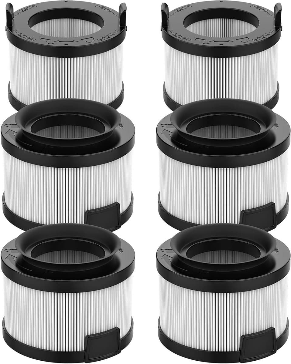 HEPA vervangingsfilters voor VortexIQ 40 accustofzuiger - set van 2 hoofdfilters en 4 reserveonderdelen — afbeelding 1