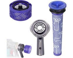 JGS Premium - Motor achterafdekking en filterkit accessoires met HEPA achter-motorfilter en voorfilter - reservefilterkit voor stofzuigers - Dyson V6 DC58 DC59 DC63 DC74.