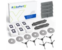 24-delige Accessoires Set Geschikt voor Dreame L10s Ultra Gen 2 / L10s Pro Ultra / L10s Pro Ultra Heat / L40 Ultra AE / X30 Ultra Robotstofzuiger - Complete Onderhoudsset - Onderdelen