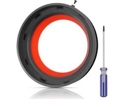 PromoHome Afdichtring voor Dyson V11 V15 stofreservoir - Rubberen afdichting met schroevendraaier - Voorkomt luchtlekken en herstelt zuigkracht