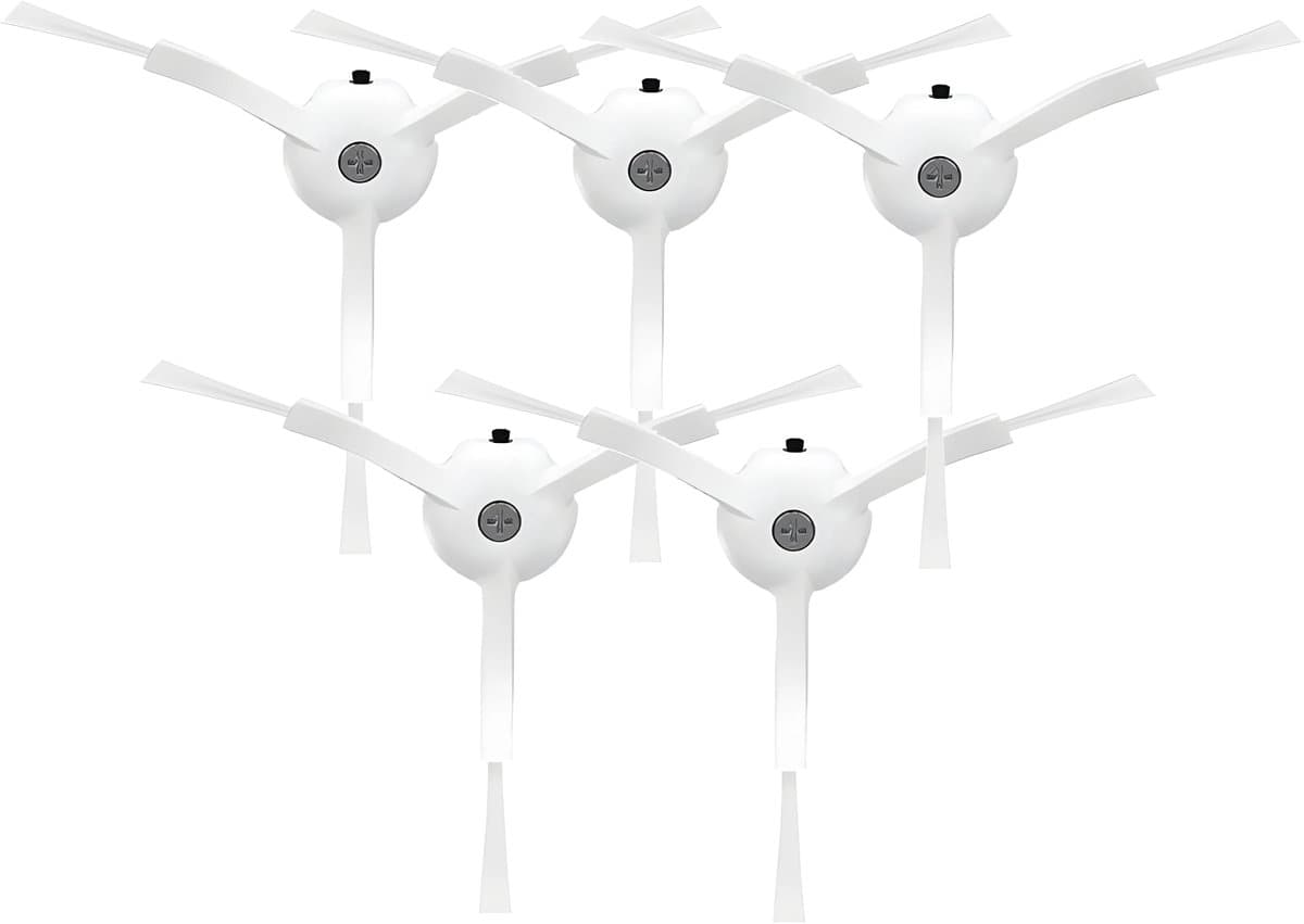 5x Zijborstel set geschikt voor RoboRock S5 / S6 - polyamiden materiaal — afbeelding 1