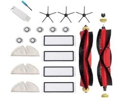 EGoods - Accessoire Kit voor Robotic Stofzuiger - 20 Stks Belangrijkste Borstel Side Borstel Filter Mop Doek - Vervangende Onderdelen geschikt voor S5 S6 S50 S51 E25 E20 E35