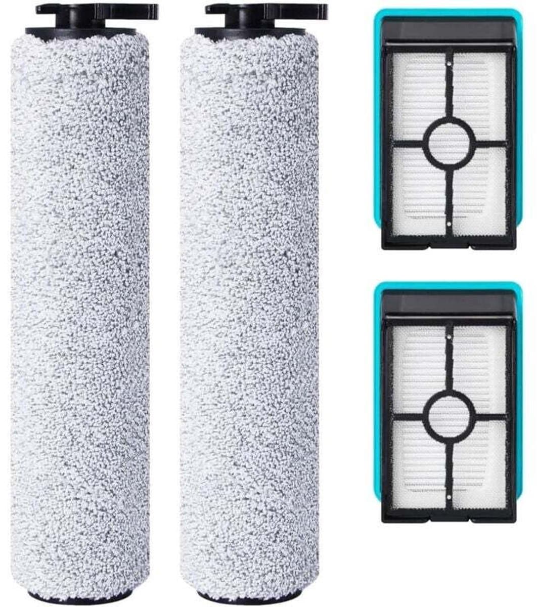 Vervangende borstelrol en HEPA-filter Geschikt voor de Bissell CrossWave HF2/3845N/3831 steelstofzuiger Geschikt voor snoer, 2 borstelrollen + 2 HEPA-filters — afbeelding 1