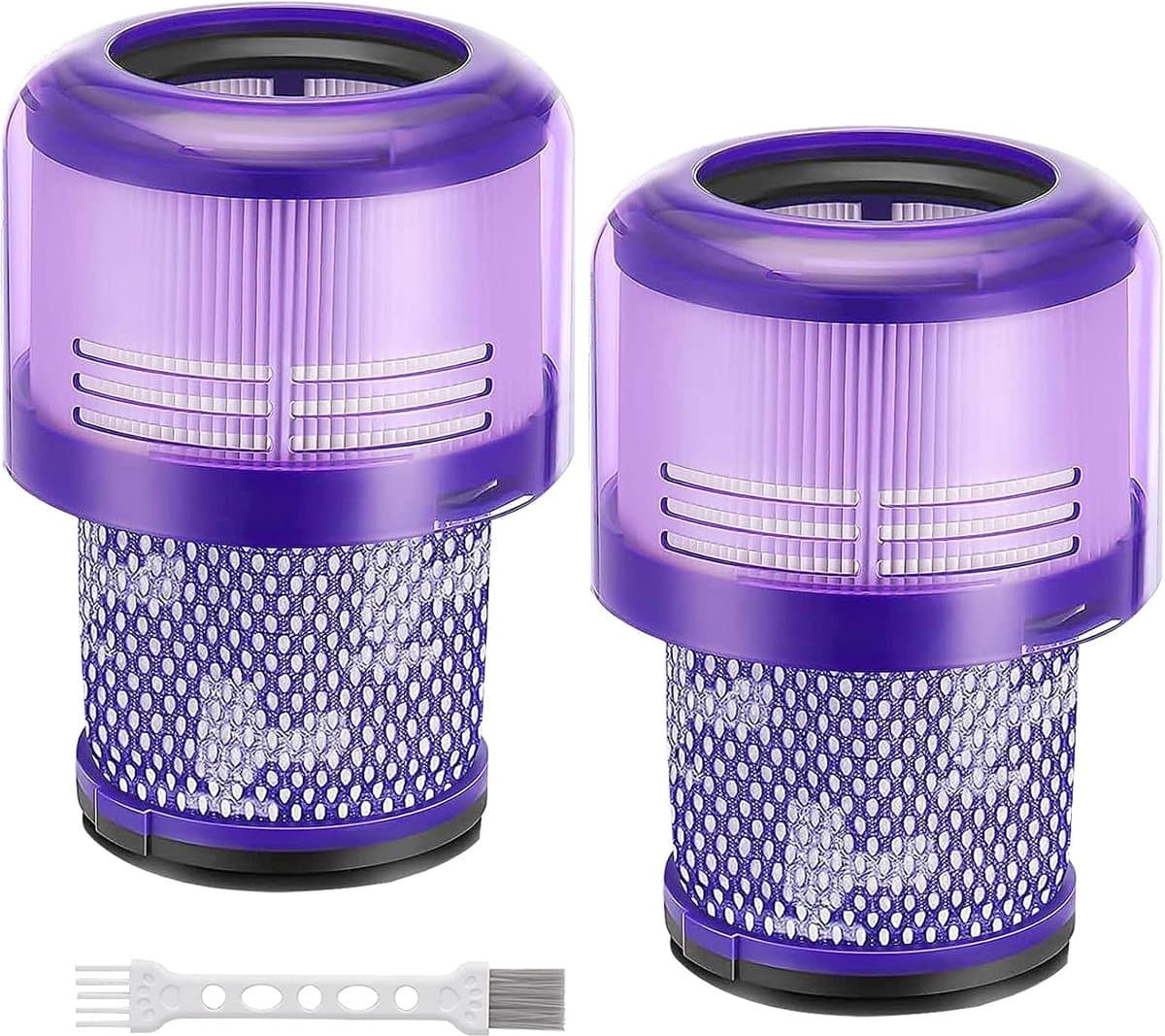 Geschikt voor Vervangende filters voor de Dyson V11 Torque Drive draadloze stofzuiger, compatibel met de Dyson V11 SV14 Animal en V15 Detect draadloze stofzuigermodellen, onderdeelnr. 970013-02, 2 stuks-Belle's product — afbeelding 1