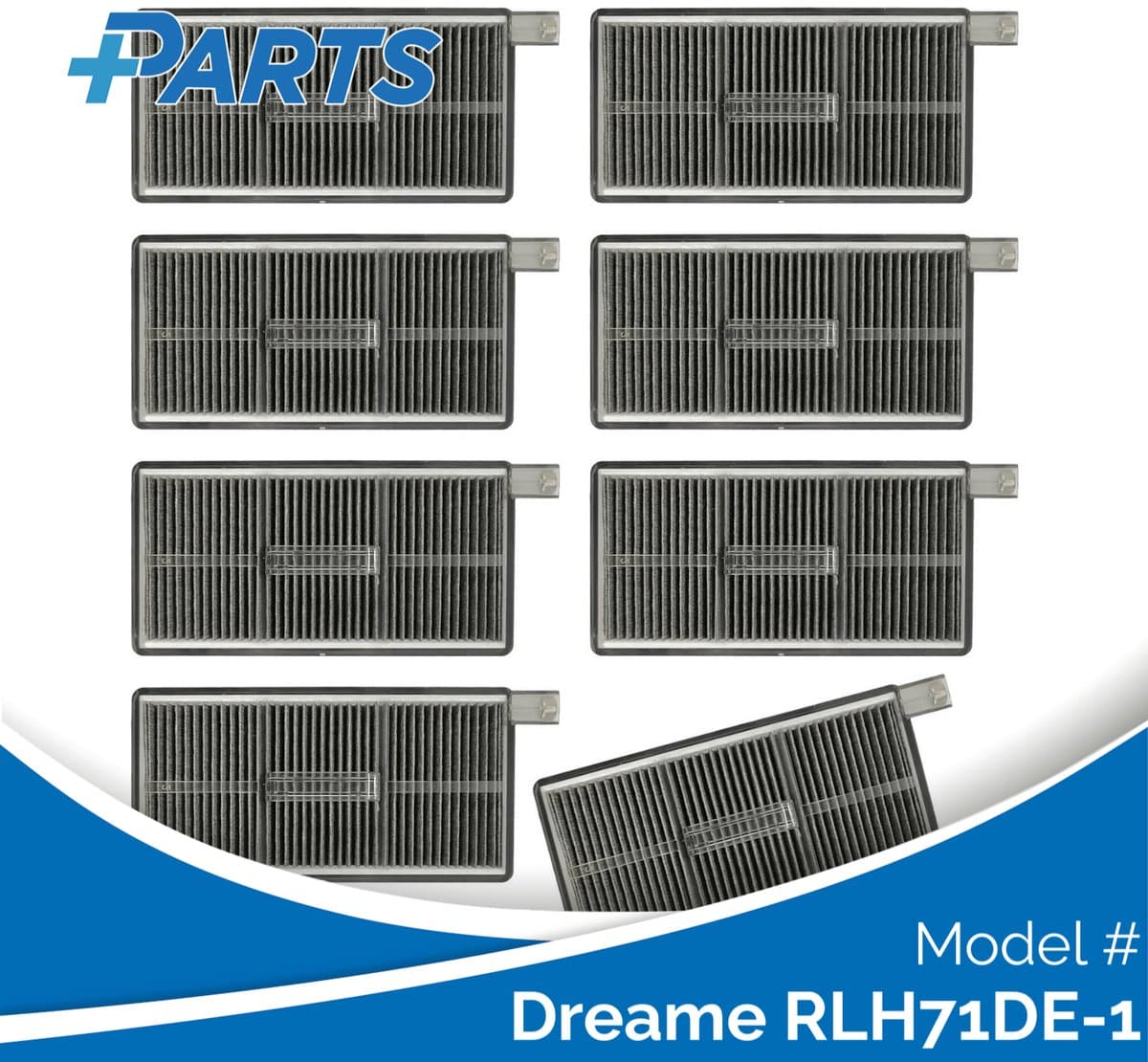 Dreame RLH71DE-1 Filters (8 Stuks, Plus.Parts® alternatief voor 20010100001863) — afbeelding 1