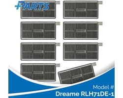 Dreame RLH71DE-1 Filters (8 Stuks, Plus.Parts® alternatief voor 20010100001863)
