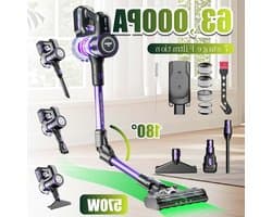 Yanhama H3 Wireless Vacuum Cleaner, Handheld Vacuum Cleaner, 7-level Filtration System, 180° Flexible Steering, Compatible with Multiple Accessories for Various Scenarios. Deep Cleaning Of Household, Pet Hair, Sofa And Floor