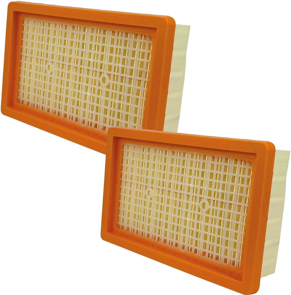 Multaparts® HEPA vlakfilter geschikt voor Kärcher -set a 2 stuks- wasbaar| Vlakfilter o.a. geschikt voor WD4, WD5, WD6, MV4, MV6 serie | Vervanger voor origineelnummer 2.863-005.0 — afbeelding 1