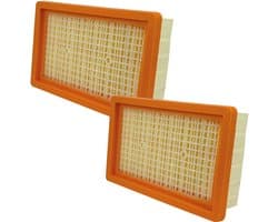 Multaparts® HEPA vlakfilter geschikt voor Kärcher -set a 2 stuks- wasbaar| Vlakfilter o.a. geschikt voor WD4, WD5, WD6, MV4, MV6 serie | Vervanger voor origineelnummer 2.863-005.0