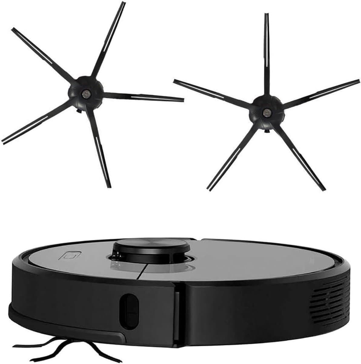 Set van 2 siliconen zijborstels voor stofzuigers - accessoires voor S50 T6 T7 S5 S6 S7 - verbeterde reinigingstechnologie — afbeelding 1