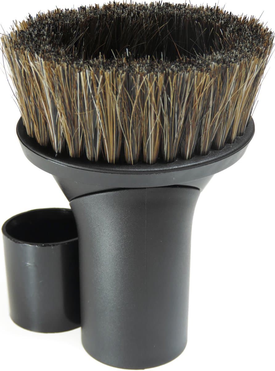 Dparts stofzuiger Plumeau universeel - borstel met paardenhaar - 32mm + 35mm - stofzuiger mondstuk, accessoires, opzetborstel, hulpstuk, zuigmond - geschikt voor Miele, Bosch, Siemens, Philips, Nilfisk, AEG, Inventum, Bestron, Karcher, Numatic — afbeelding 1