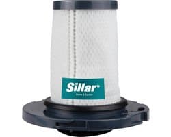 Sillar, filter voor stofzuiger, waasbaar, schuimfilter, van polypropyleenweefsel, anti-allergeen, geschikt voor Rowenta X-Force Flex 11.60, 12.60, 14.60, 15.60, vervanging voor filters ZR009007, 1 stuk