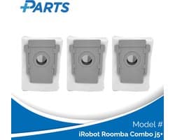 iRobot Roomba Combo j5+ Stofzakken (3 Stuks, Plus.Parts® alternatief voor 4626194 / 4640235)