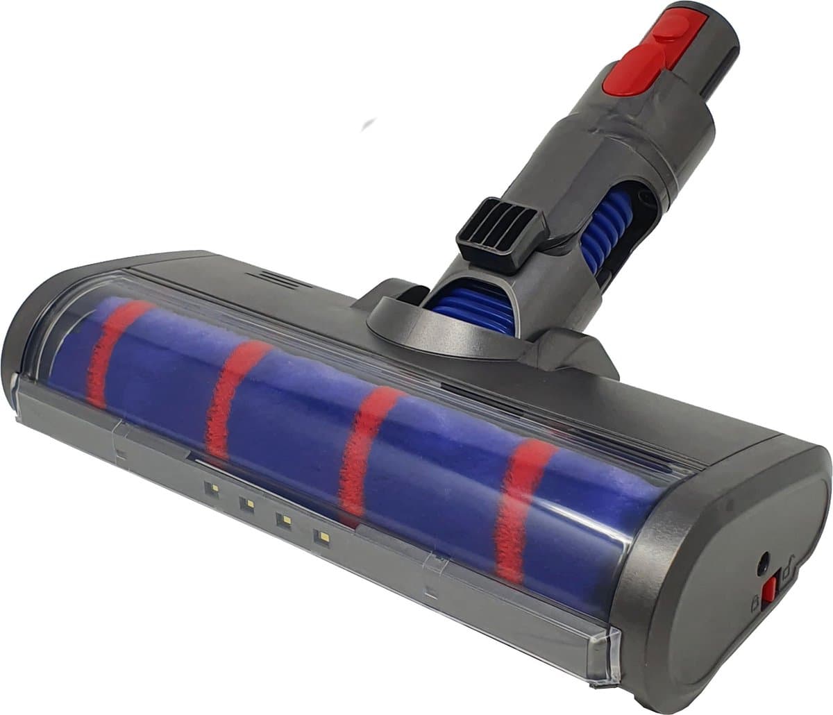 Fluffy zuigmond borstel met LED geschikt voor Dyson V7 V8 V10 V11 V15 (sv10 sv11 sv12 sv14 sv17 sv22) — afbeelding 1