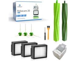 Qoncillio Robocare Robotstofzuiger Onderdelen Geschikt voor iRobot Roomba - Stofzuiger Onderhoudsset - i7 i7+ i1 i1+ i3 i3+ i4 i4+ i5 i5+ i6 i6+ i8 i8+ e5 e6 e7 - 5x HEPA Filter - 6x Stofzuigerzakken