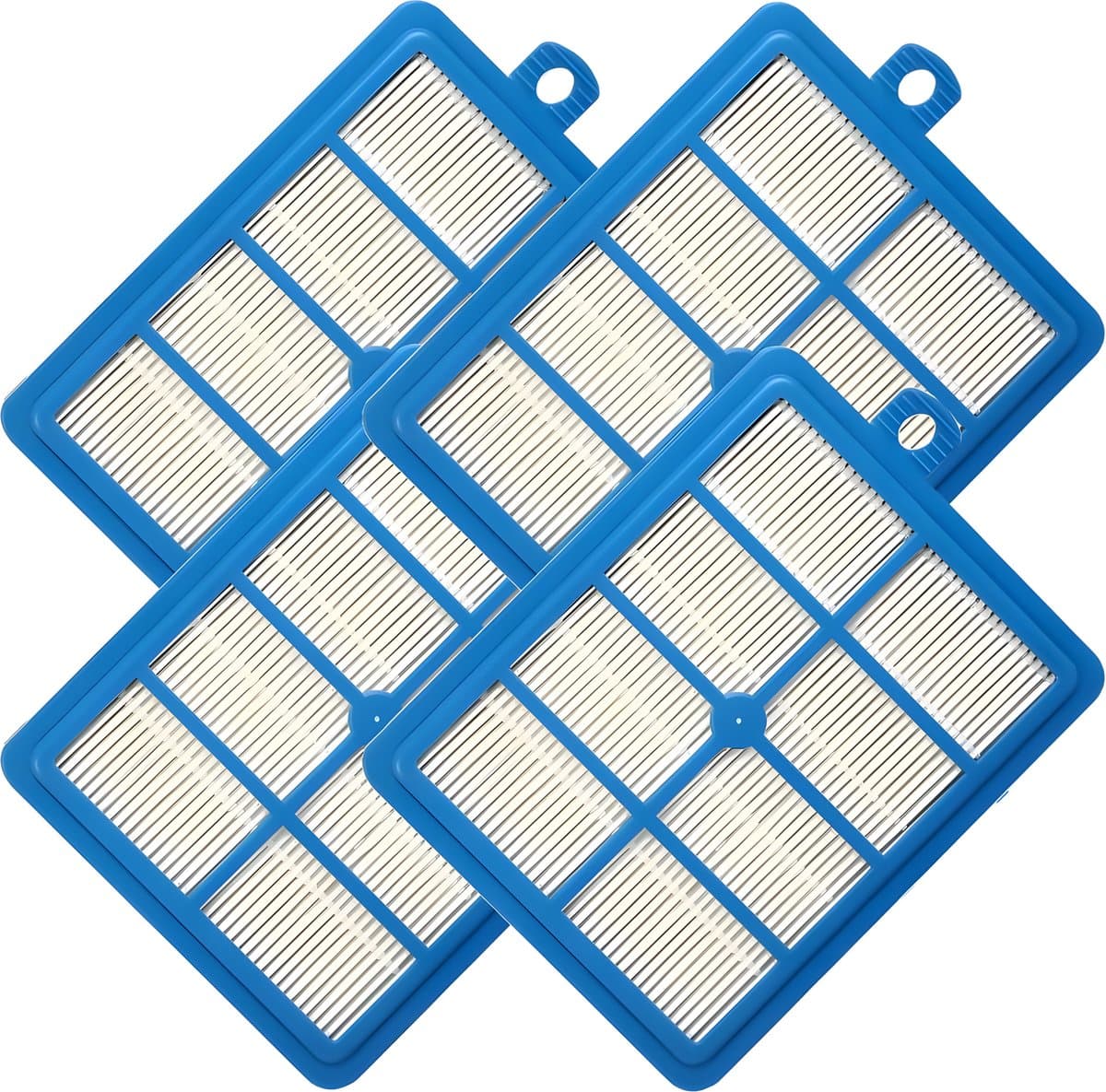 4x HEPA Allergie Filter geschikt voor Philips Electrolux AEG Stofzuiger Jewel Marathon Performer PowerPro Jetmaxx series Specialist FC8031/01 — afbeelding 1