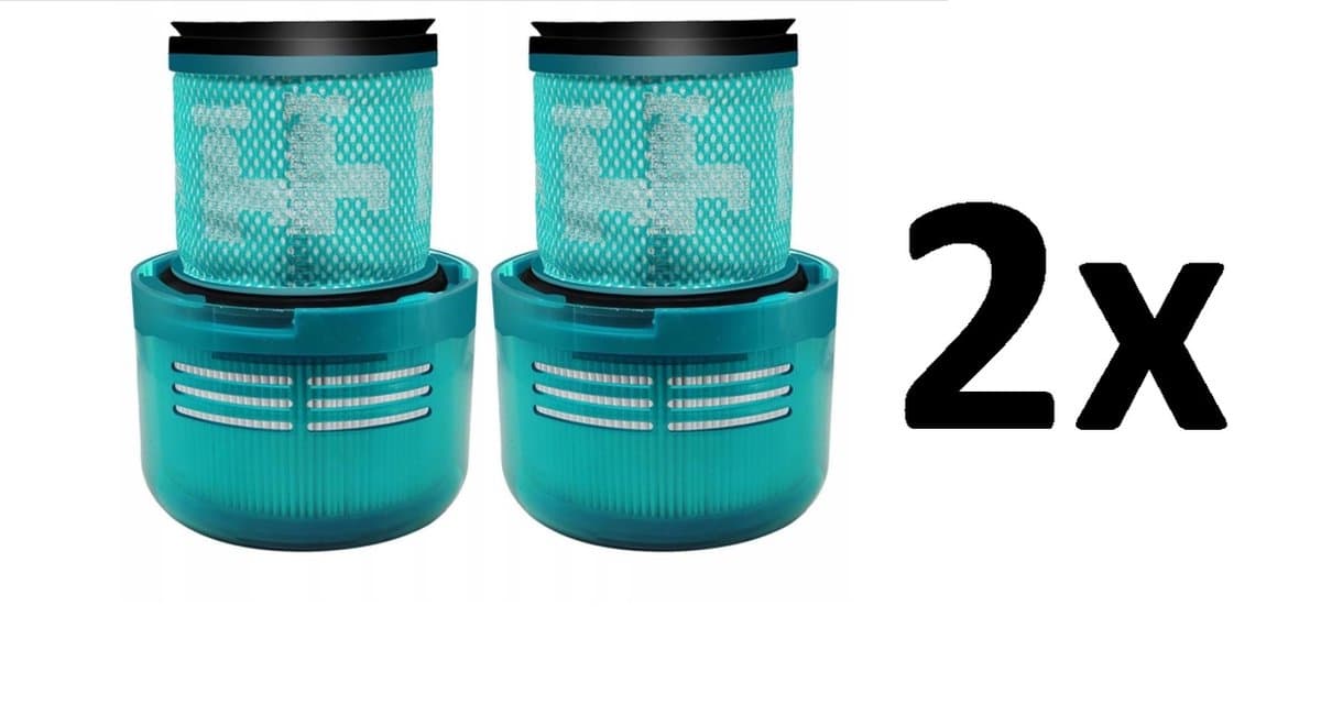 2 x wasbaar filter vervanging voor de DYSON V15 stofzuiger: Dyson V15 Dyson V15 Detect Absolute Dyson V15 Detect Absolute Extra Dyson V15 Detect Complete Extra — afbeelding 1
