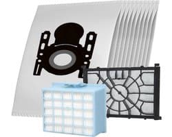 Filter en stofzuigerzakken set geschikt voor Bosch Series 6 en MoveOn Vervanging HEPA - Vervangt G-ALL, BBZ156HF en BBZ02MPF 00579421 00576833