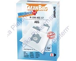 CleanBag stofzuigerzakken 4 stuks - Geschikt voor AEG Ingenio Smart Vampyrino - Gr 5S - Inclusief 1 filter - Alternatief