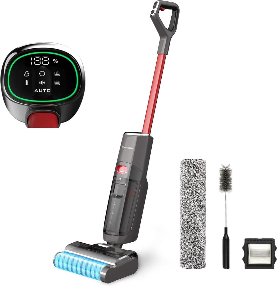 Exmate - Draadloze Stofzuiger - Nat en Droog - Zelfdrogend - Smart App — afbeelding 1