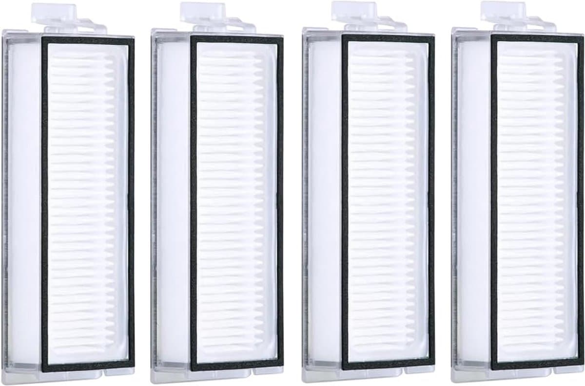 Filter Hepa geschikt voor Xiaomi Roborock Q7/Q7+/Q7 MAX/Q7 MAX +/Q8 Max/ Q8 Max+/ Q5 Pro/ Q5 Pro+/T8 Robot Stofzuiger Vervanging Reserve Accessoires - 4 stuks — afbeelding 1