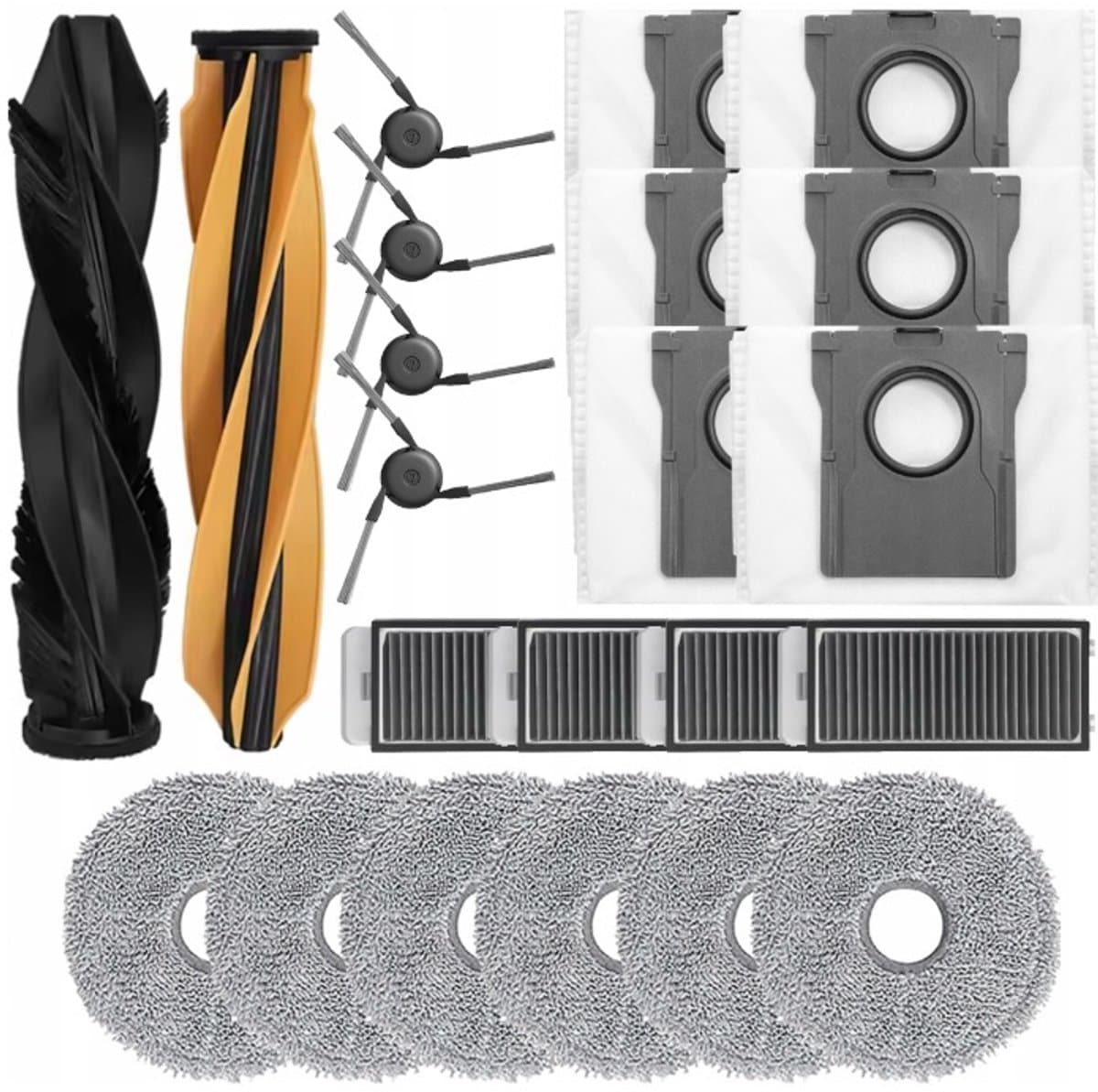 GROTE accessoire set compatibel met Dreame X50 - X50 ULTRA - L50 PRO ULTRA - L40s PRO ULTRA - zakken - borstels - moppen - filters - 22 onderdelen - vervanging van hoge kwaliteit — afbeelding 1