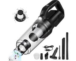Kruimelzuiger Snoerloos - 8000Pa 120W - Nat & Droog - HEPA Filter - Voor Thuis Auto Kantoor