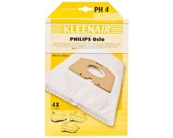 Kleenair Stofzuigerzakken - Philips Oslo - PH4 - 20 stuks + 5 Filters