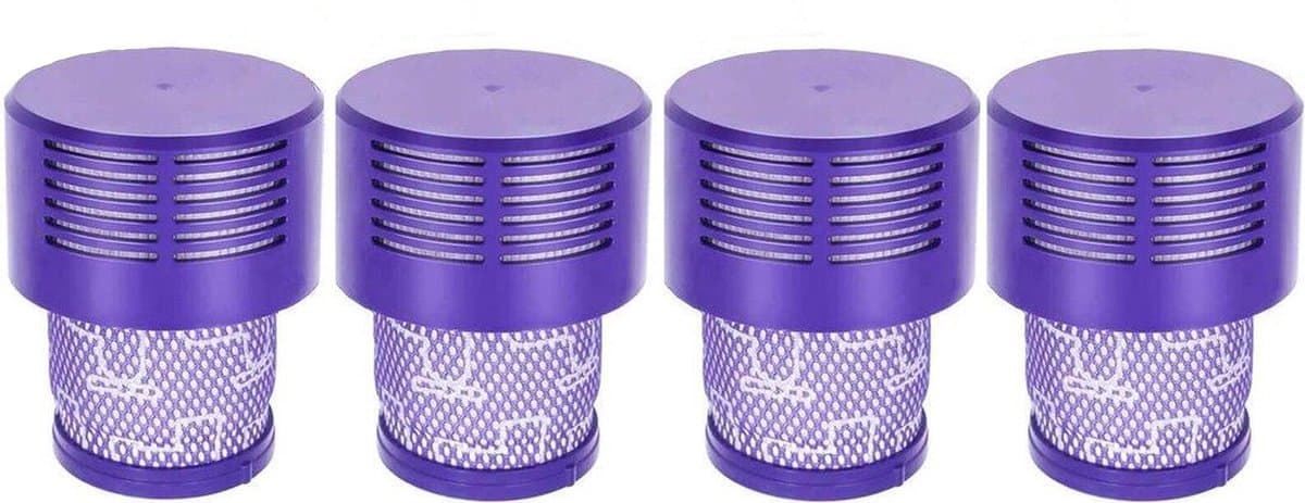 4 x HEPA filter geschikt voor Dyson V10 Sv12 stofzuiger Total Clean, Parquet, Motorhead, Animal wasbaar steelstofzuiger-Promessa-Solutions — afbeelding 1