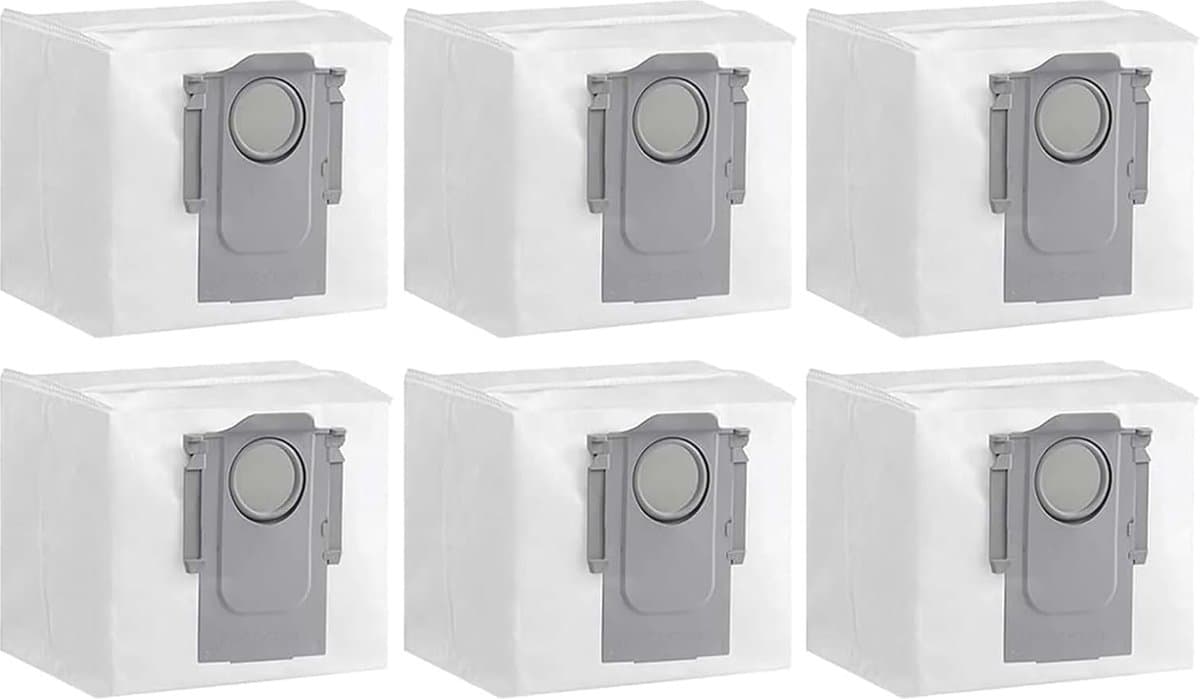 Geschikt voor Roborock S8/Q7/T8/S7 MaxV Ultra/Q7 Max - Stofzakken Collector (6 stuks) — afbeelding 1