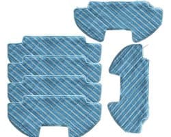 6stuks - geschikt voor Samsung Powerbot-E VR05R5050WK robotstofzuiger - accessoireset - 6 dweilpads.