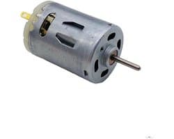 Kleine Stofzuiger Motor - DC Motor - DIY Projecten - Laag Geluidsniveau - 12-24V - Zilver