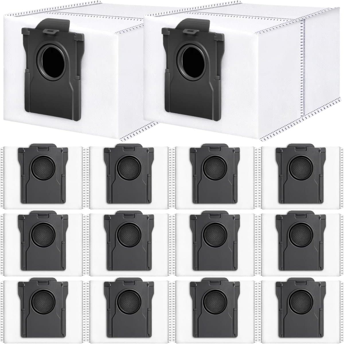 GELLDG Stofzuigerzakken - 14 Stuks - Vervangingsonderdelen voor Stofzuigers - Geschikt voor Dreame L10s Ultra Gen 2/L10s Ultra Gen 3/X40 Ultra/X50 Ultra/L40 Ultra/L50 Ultra/Mova P10/E30/P50/V50 — afbeelding 1