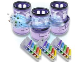 3 Stuks Premium wasbare filters geschikt voor Dyson v11 v15 - SV14 SV15 SV17 SV22 SV28 SV47 +30x geurstaafjes vervangt: #970013-02 #97001302