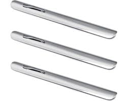 Tafelkruimelaar Set - Kruimelverzamelaar - Tafel Snel Schoon - Professioneel Ontwerp - 3 Stuks - Zilver