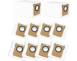 10 stuks stofzakken voor Dreame L10s Ultra / L10 Ultra / L20 Ultra /S10/S20, compatibel met Xiaomi X10+ / X20+/X10/X20/L10/M40 stofzak vervangende stofzuigeraccessoires (3,2 l grote capaciteit)