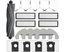 17 stuks accessoires voor Dreame D10 Plus Gen 2 - Inclusief 1 hoofdborstel, 4 stofzakken, 4 schoonmaakdoeken, 4 HEPA-filters, 4 zijborstel