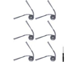ZEYNOMAX- Zijborstels - Compatibel met Roborock Q Revo Curv/Edge - Vervangbare borstels - Efficiënte reiniging - Hoogwaardige kwaliteit - Eenvoudige installatie - Stofzuigerborstels