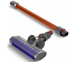 DEGG® - 2-Delige stofzuiger set - Geschikt voor Dyson - Stofzuigermond + Steel (oranje/koper) - Passend op: V11, V15, V7, V8 en V10