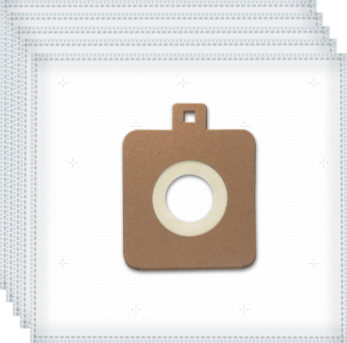 5x Dparts stofzuigerzakken en 1 filter - geschikt voor Rowenta Compacteo Ergo - Accessimo - City Space - Mini Space - Tefal - Moulinex — afbeelding 1