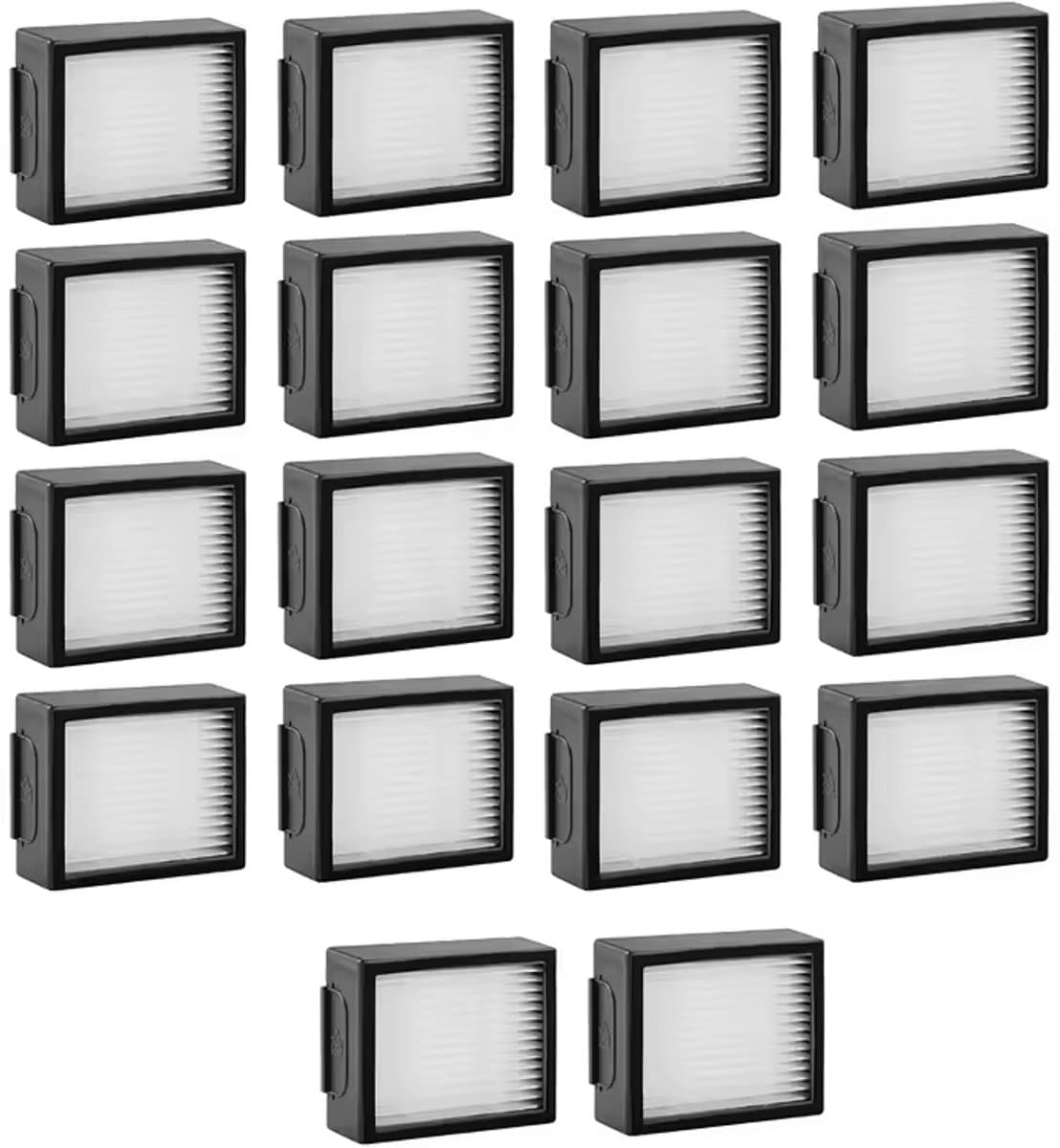 BukkitBow - Set van 20 HEPA Filters - Geschikt voor en Compatibel met iRobot Roomba i & E Serie (i7, i3, i1, i8, E5, E6, J7+) - Niet Geschikt Voor Combo J7+ — afbeelding 1