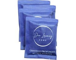 Dparts geurkorrrels - Zeebries - 4x 35 gram - Geurzakjes voor in stofzuiger - Stofzuigerzak geur verfrisser