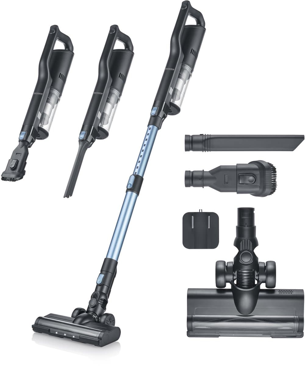 HV 7151 S'Power Slim snoerloze stofzuiger - Lichtgewicht met 1.5 kg - Krachtige accu tot 45 minuten in Eco-modus - In hoogte verstelbaar - met HEPA-filter en div. accesoires — afbeelding 1